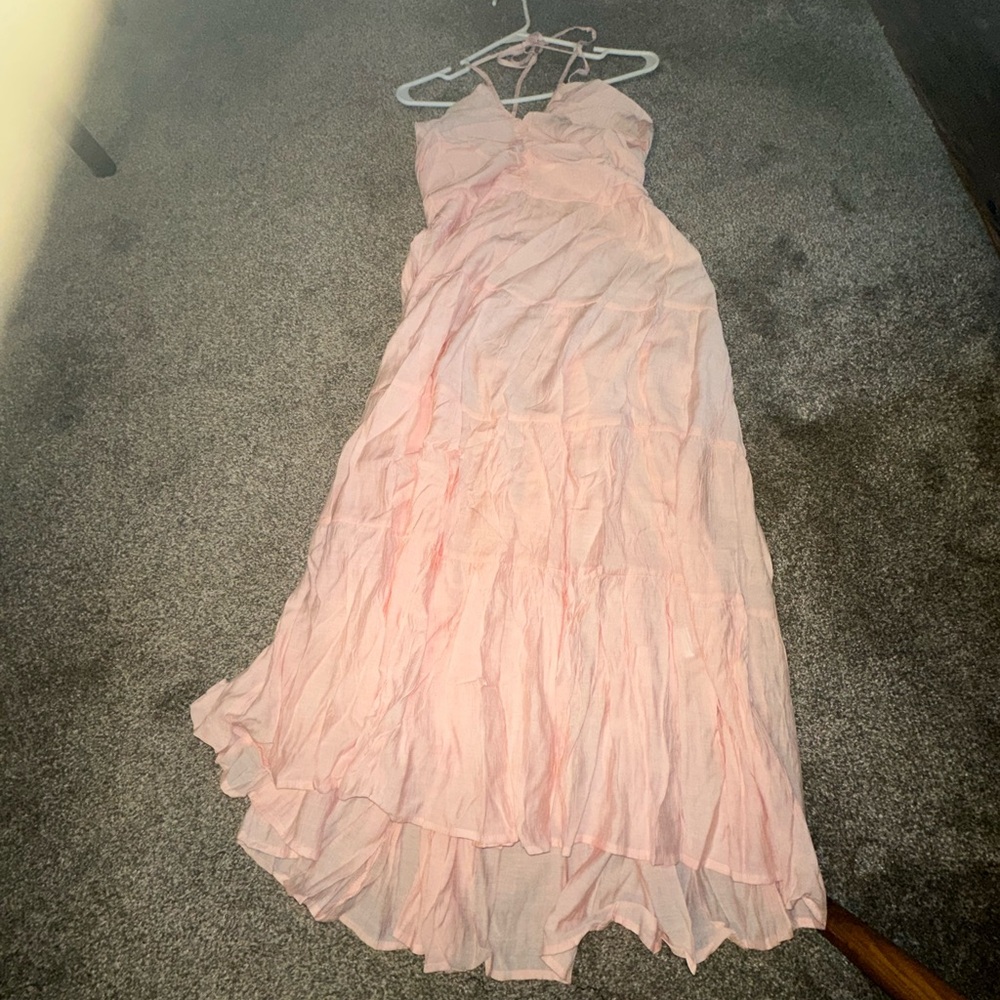 NEW NWT LARGE Elegant Peach Dress. Wedding. Party. Cruise.